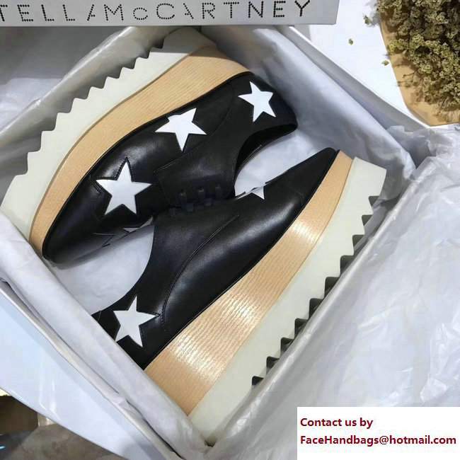Stella Mccartney Elyse Shoes Black/White Star 2017