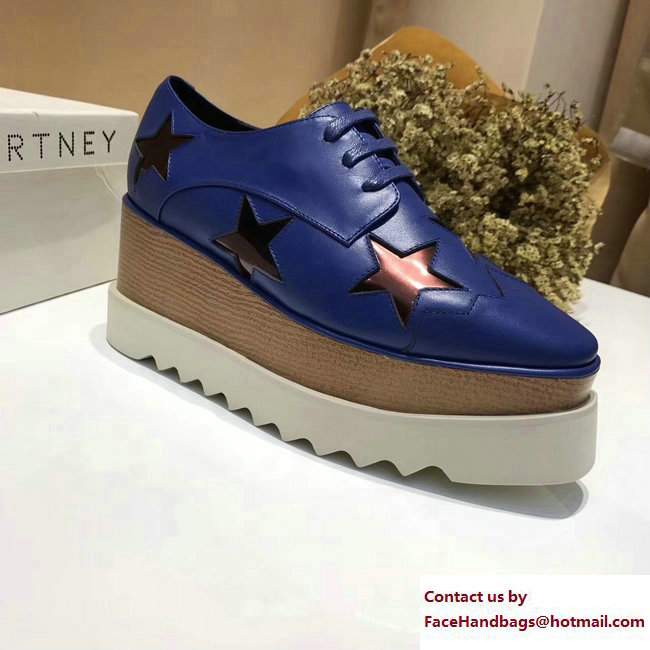 Stella Mccartney Elyse Shoes Blue/Star 2017 - Click Image to Close