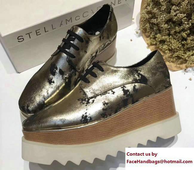 Stella Mccartney Elyse Shoes Brushed Silver 2017 - Click Image to Close