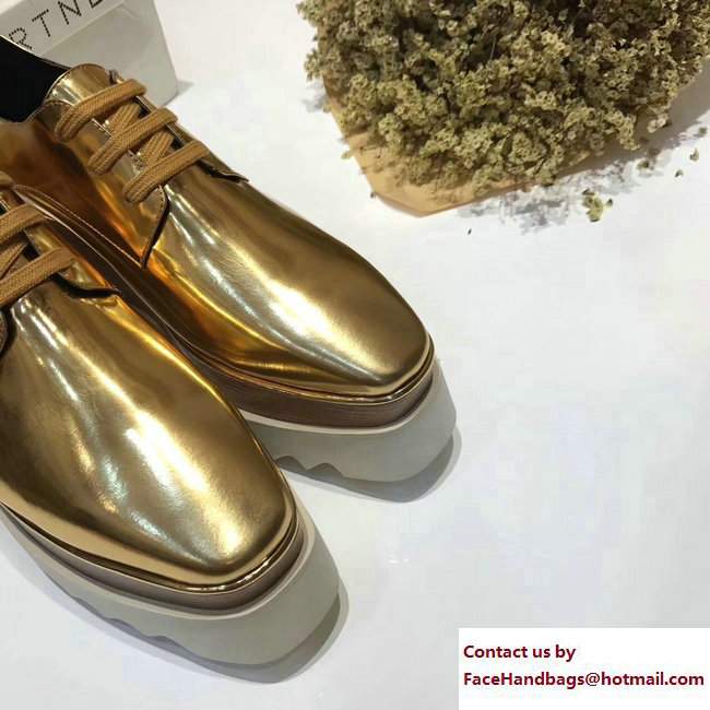 Stella Mccartney Elyse Shoes Gold 2017