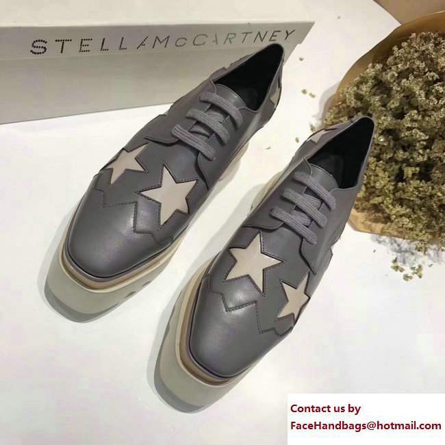 Stella Mccartney Elyse Shoes Gray/Star 2017 - Click Image to Close