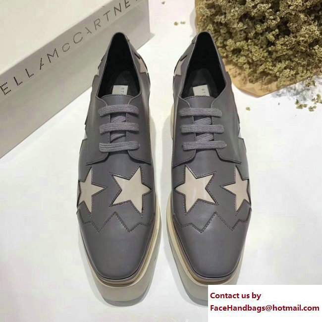 Stella Mccartney Elyse Shoes Gray/Star 2017 - Click Image to Close