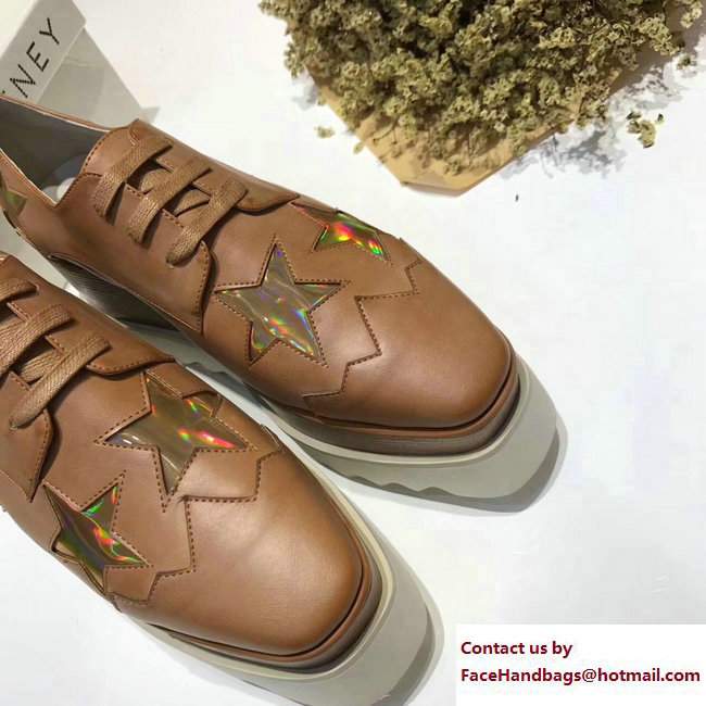 Stella Mccartney Elyse Shoes Khaki/Gold Star 2017