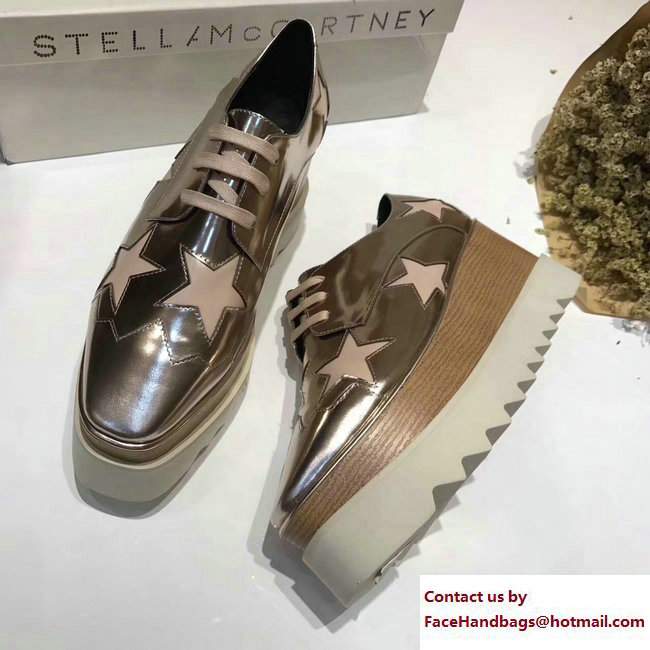 Stella Mccartney Elyse Shoes Mirror Silver/Star 2017 - Click Image to Close