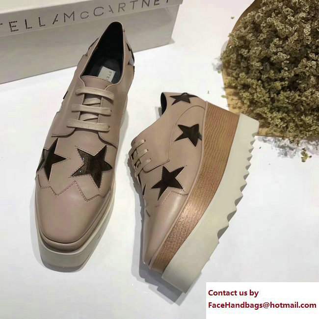 Stella Mccartney Elyse Shoes Nude/Copper Star 2017 - Click Image to Close