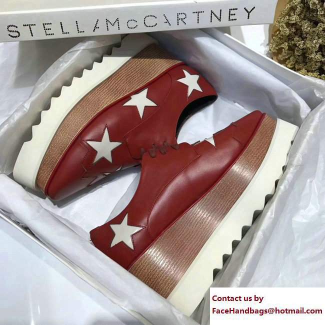 Stella Mccartney Elyse Shoes Red/Star 2017 - Click Image to Close