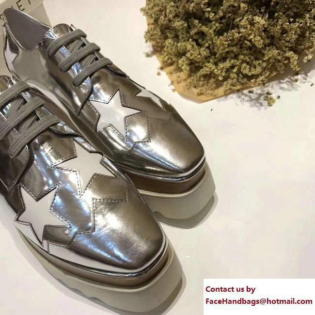 Stella Mccartney Elyse Shoes Silver/White Star 2017