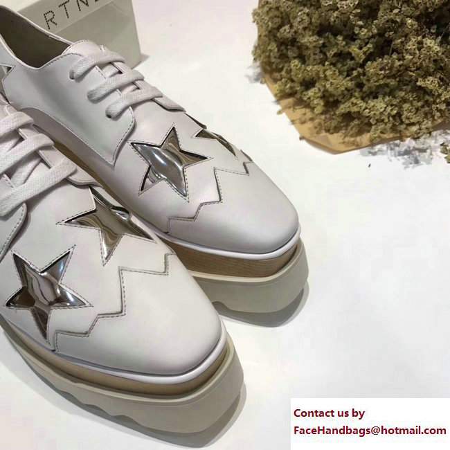 Stella Mccartney Elyse Shoes White/Silver Star 2017