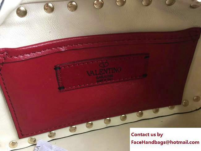 Valentino Rockstud Spike Camera Bag Off White 2017 - Click Image to Close
