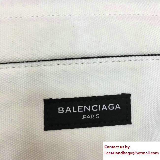 Balenciaga Explorer Cotton Canvas Backpack Bag White 2017 - Click Image to Close