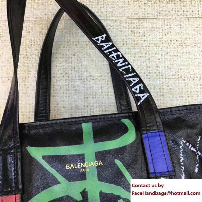 Balenciaga Graffiti Bazar Small Shopping Bag 2017 - Click Image to Close