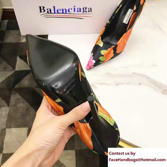Balenciaga Heel 10.5cm Extreme Pointed Toe Knife Pumps 03 2017
