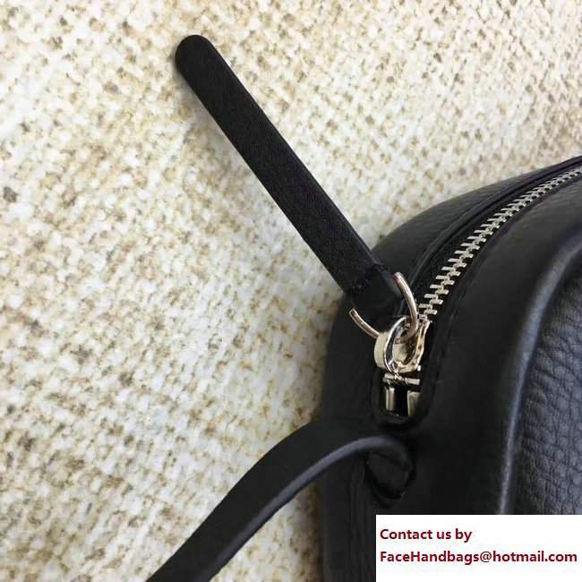 Balenciaga Logo Calfskin Everyday Camera Large Bag Black Resort 2018 - Click Image to Close