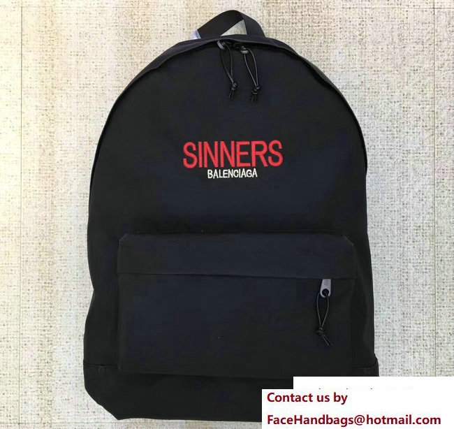 Balenciaga Sinners Nylon Explorer Backpack Bag 2018
