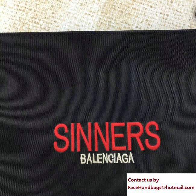 Balenciaga Sinners Nylon Explorer Pouch Clutch Bag 2018 - Click Image to Close