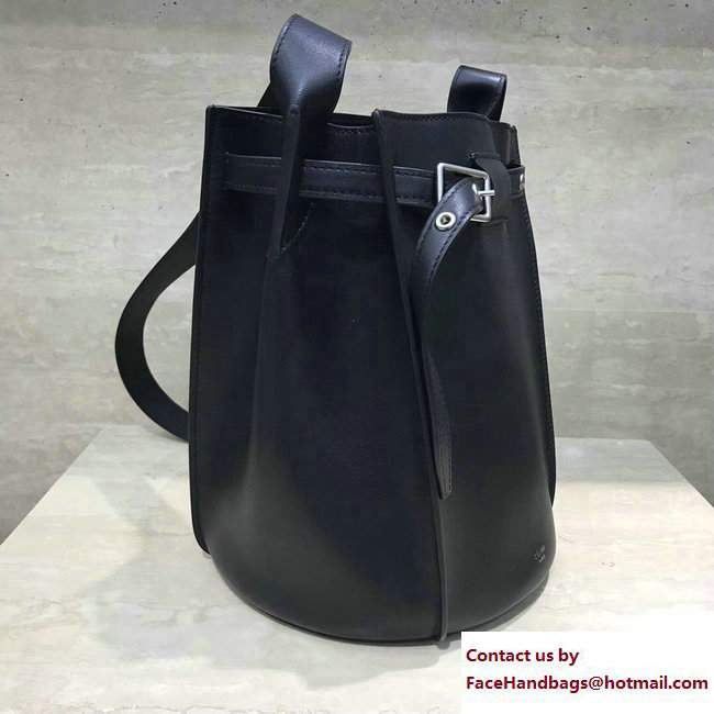 Celine Big Bag Bucket With Long Strap 183343 Black 2017 - Click Image to Close