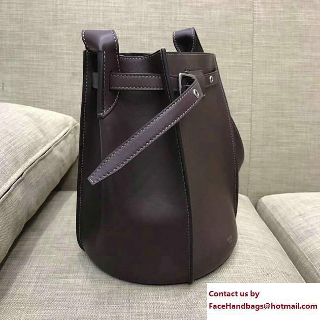 Celine Big Bag Bucket With Long Strap 183343 Burgundy 2017 - Click Image to Close