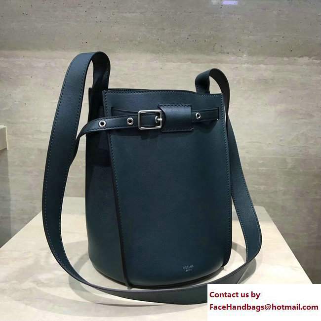 Celine Big Bag Bucket With Long Strap 183343 Green 2017 - Click Image to Close
