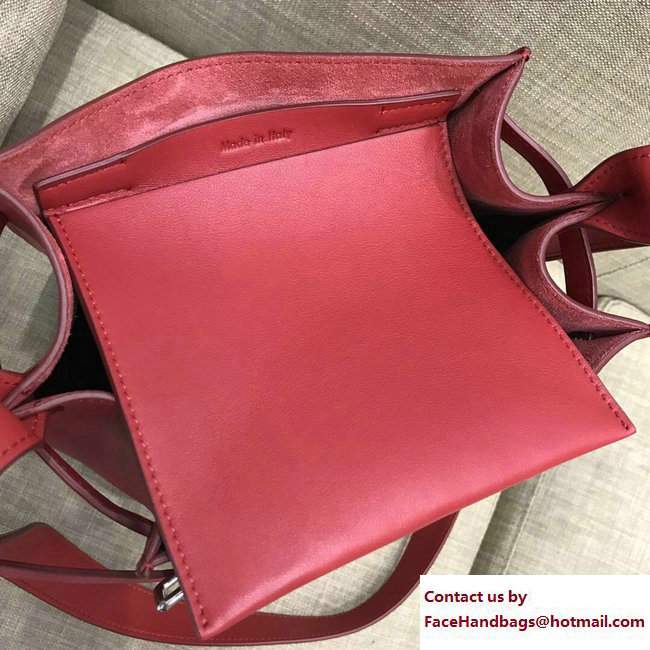 Celine Big Bag Bucket With Long Strap 183343 Red 2017