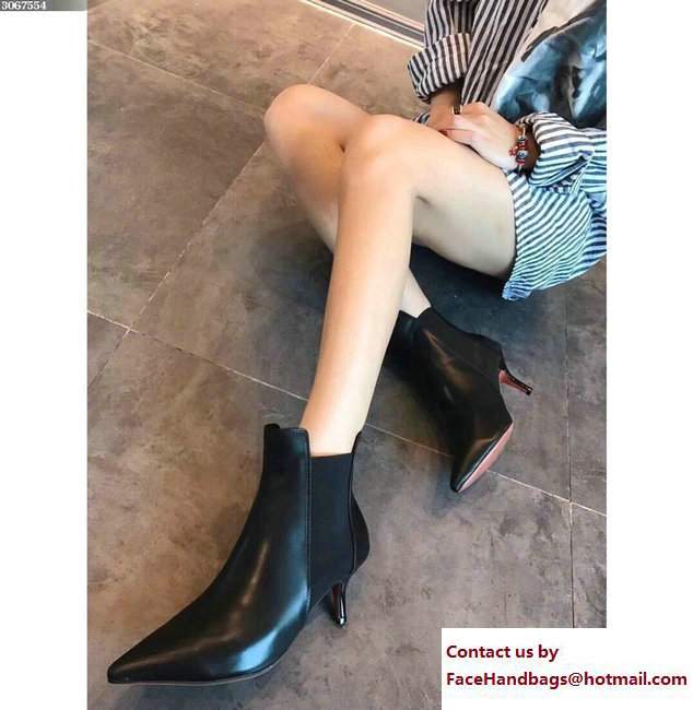 Celine Heel 6.5cmEssentials Chelsea Boots 321943 Black 2017 - Click Image to Close