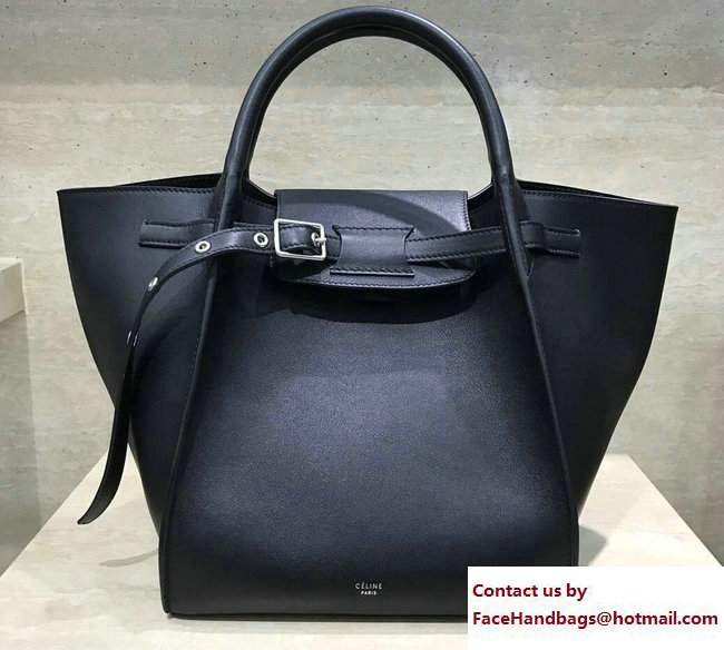 Celine Small Big Bag With Long Strap 183313 Black 2018 - Click Image to Close