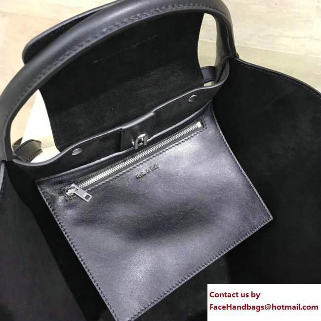 Celine Small Big Bag With Long Strap 183313 Black 2018 - Click Image to Close