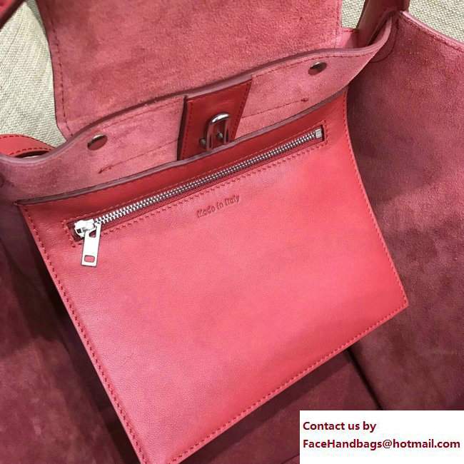 Celine Small Big Bag With Long Strap 183313 Red 2018 - Click Image to Close