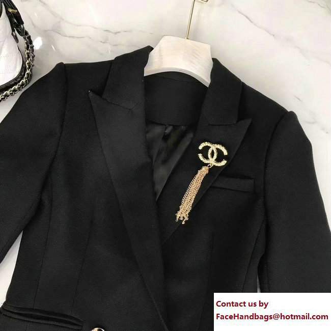 Chanel Black Jacket 2018 - Click Image to Close