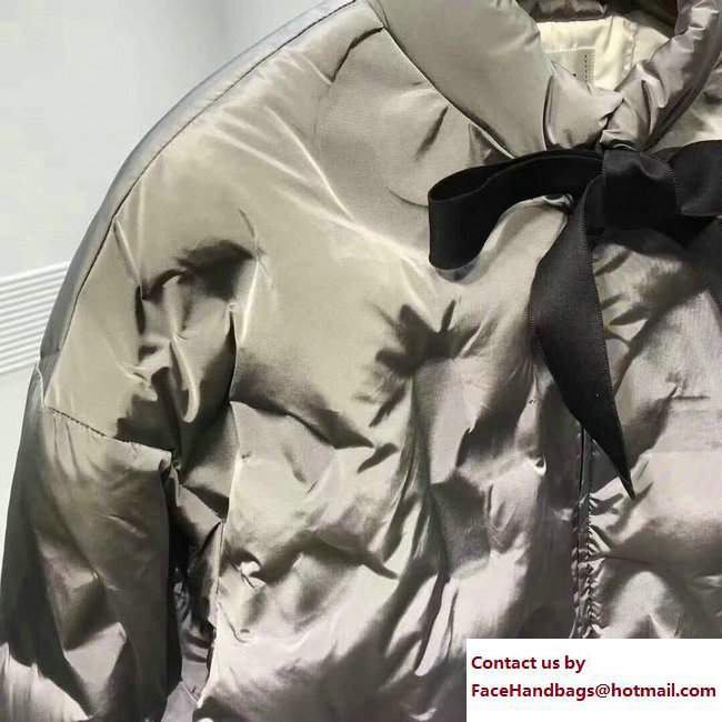 Chanel Bow Dawn Jacket Blouson Gray P57415 2018 - Click Image to Close