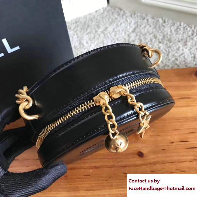 Chanel CC Logo Evening Bag A91946 Black 2017