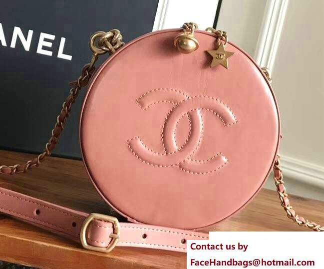 Chanel CC Logo Evening Bag A91946 Lobster Pink 2017