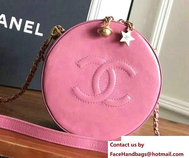 Chanel CC Logo Evening Bag A91946 Pink 2017