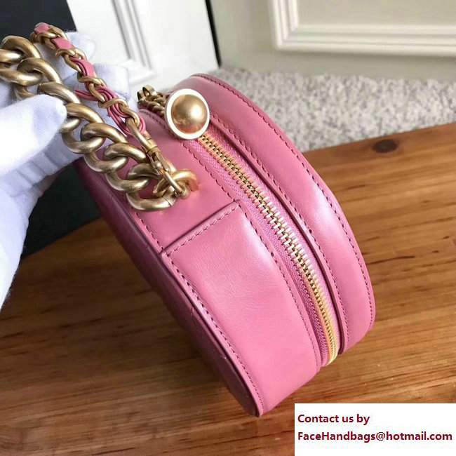 Chanel CC Logo Evening Bag A91946 Pink 2017