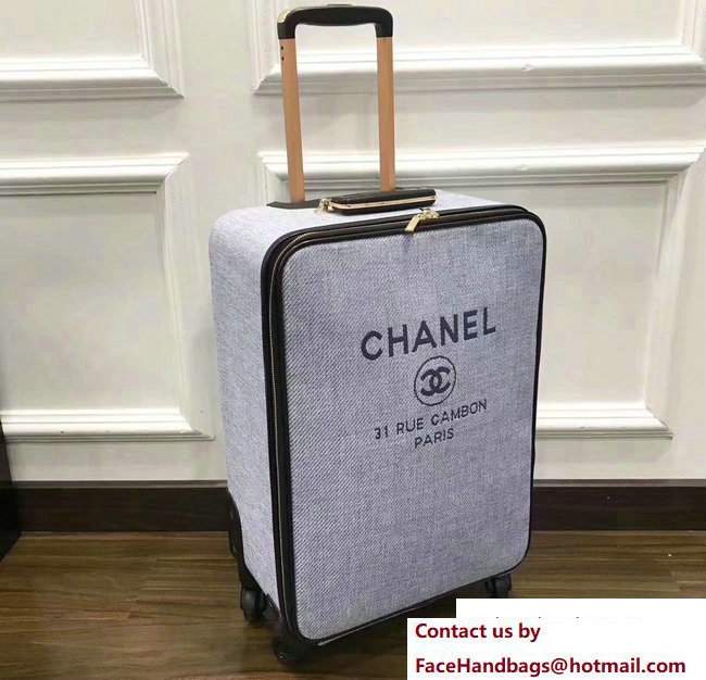 Chanel Deauville Trolley Luggage Bag 2017 - Click Image to Close