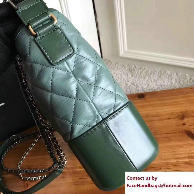 Chanel Gabrielle Medium Hobo Bag A93824 Green 2018