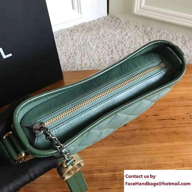 Chanel Gabrielle Small Hobo Bag A91810 Green 2018