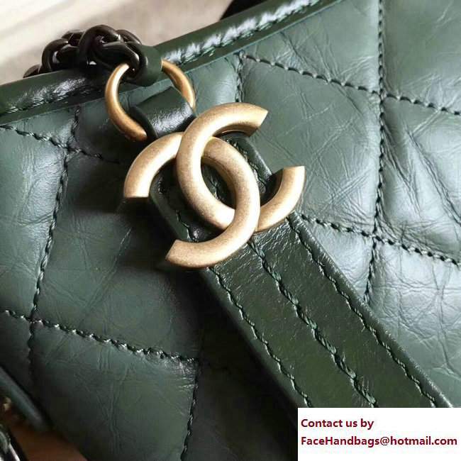 Chanel Gabrielle Small Hobo Bag A91810 Green 2018 - Click Image to Close