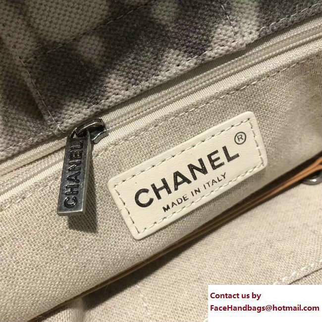 Chanel Iliad Printed Toile Small Shopping Bag A91745 Cruise 2018 - Click Image to Close
