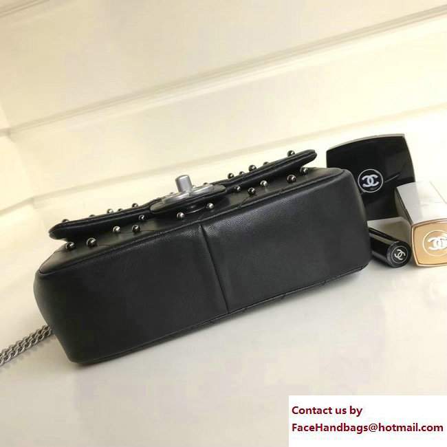 Chanel Stud Wars Mini Flap Bag A91954 Black 2017