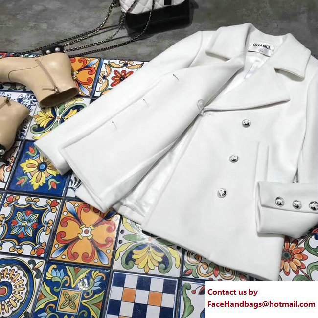 Chanel White Jacket 2018 - Click Image to Close