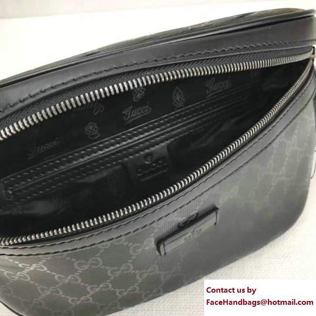 Gucci GG Imprime Black Belt Bag 233269 - Click Image to Close