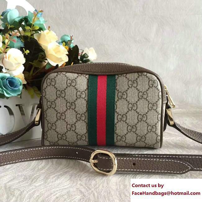 Gucci GG Supreme Web Mini Crossbody Bag 501339 Spring 2018 - Click Image to Close
