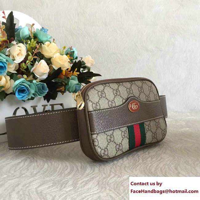 Gucci GG Supreme Web Small Belt Bag 501332 Spring 2018 - Click Image to Close