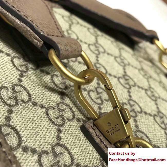 Gucci GucciTotem Web GG Supreme Messenger Bag 489617 Brown 2018 - Click Image to Close