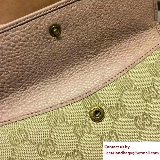 Gucci Interlocking G Miss GG Continental Wallet 337335 Nude Pink - Click Image to Close