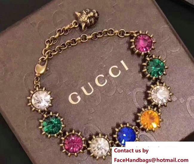 Gucci Multicolor Stones Bracelet - Click Image to Close