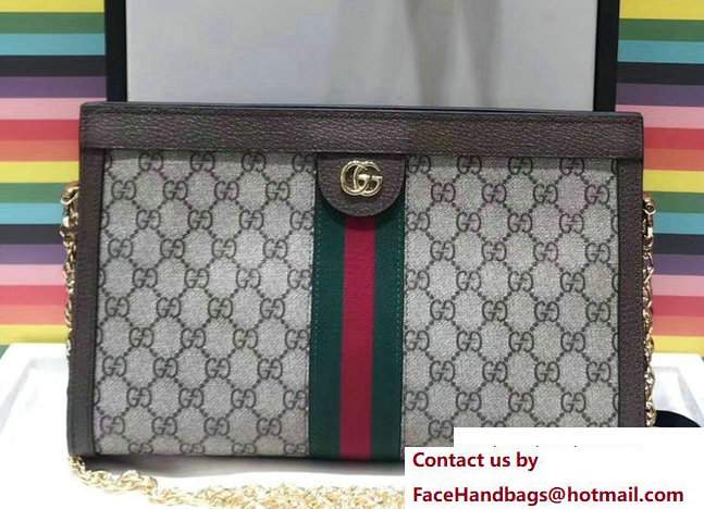 Gucci Structured Shape Ophidia GG Medium Shoulder Bag 503876 2017 - Click Image to Close