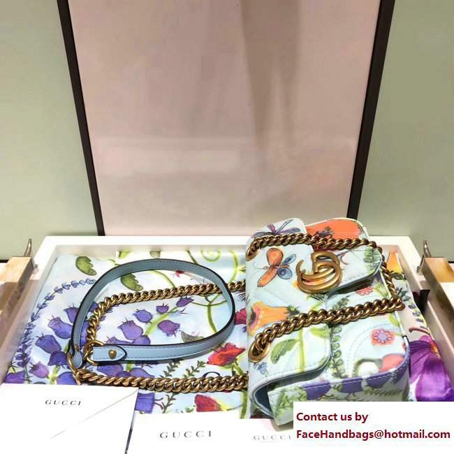 Gucci Unskilled Worker GG Marmont Mini Chain Shoulder Bag 446744 Jeanie's Garden 2017