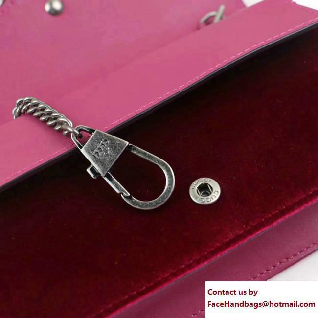 Gucci Velvet Crystals Dionysus Chain Super Mini Bag 476432 Burgundy 2017 - Click Image to Close
