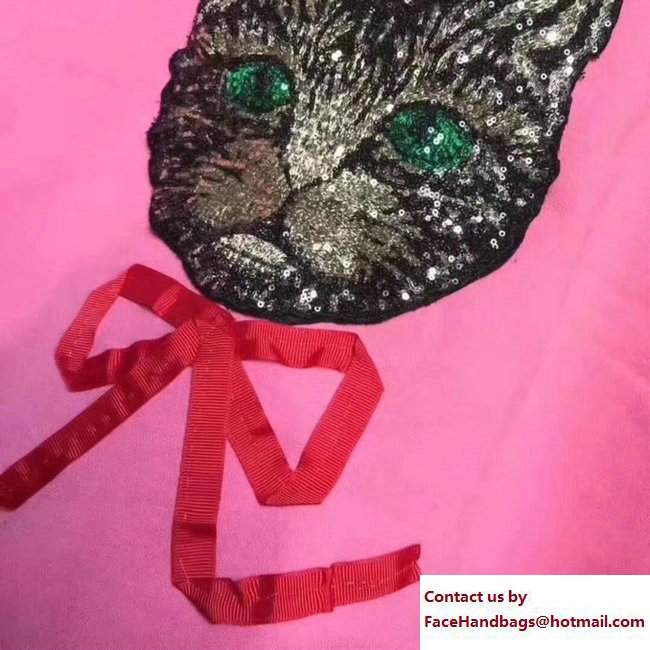 Gucci logo sweatshirt with Mystic Cat